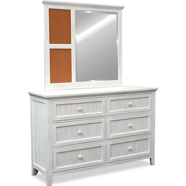 Bedroom Furniture - Sidney Dresser and Mirror