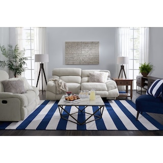 On Furniture American Signature Wave Manual Reclining Sofa