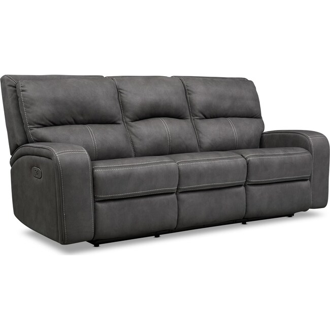 Living Room Furniture - Burke Dual-Power Reclining Sofa