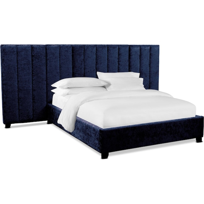 Bedroom Furniture - Kiera Upholstered Channel Wall Bed