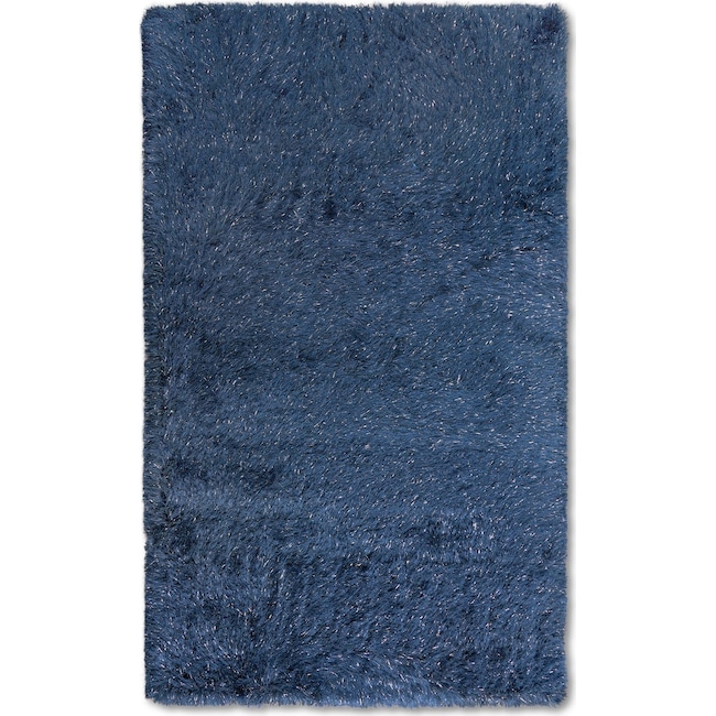 Rugs - Glam Area Rug - Blue