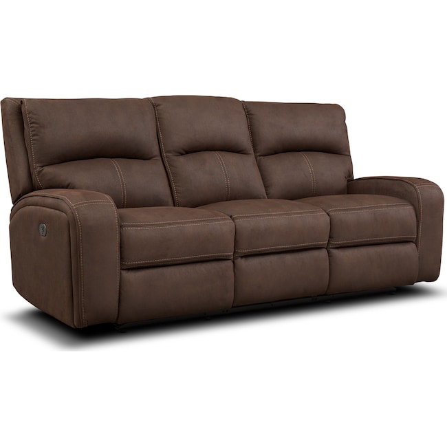 Living Room Furniture - Burke Dual-Power Reclining Sofa