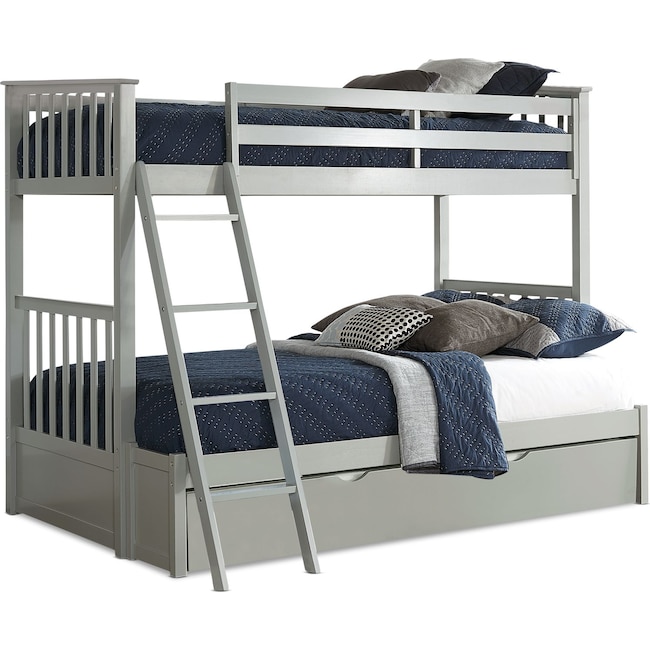 Kids Furniture - Flynn Trundle Bunk Bed