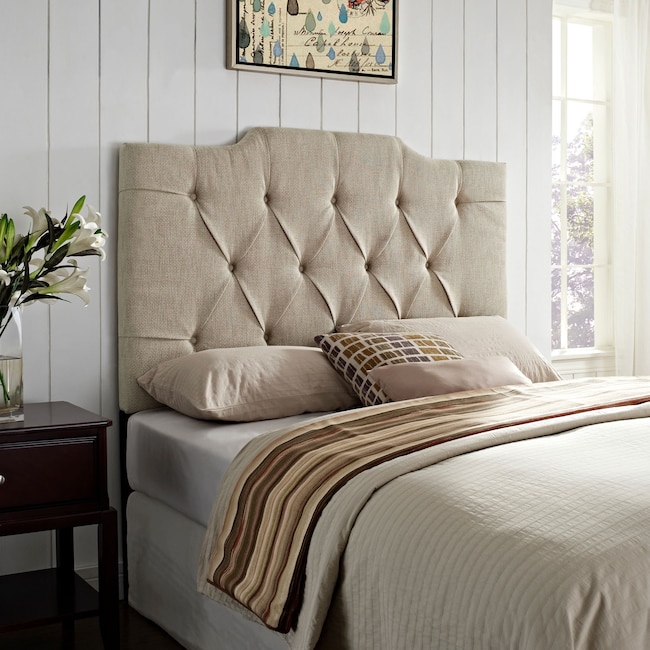 Bedroom Furniture - Augusta King/California King Upholstered Headboard