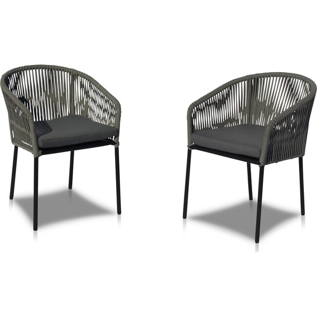 Outdoor Furniture - Paloma Set of 2 Outdoor Dining Chairs