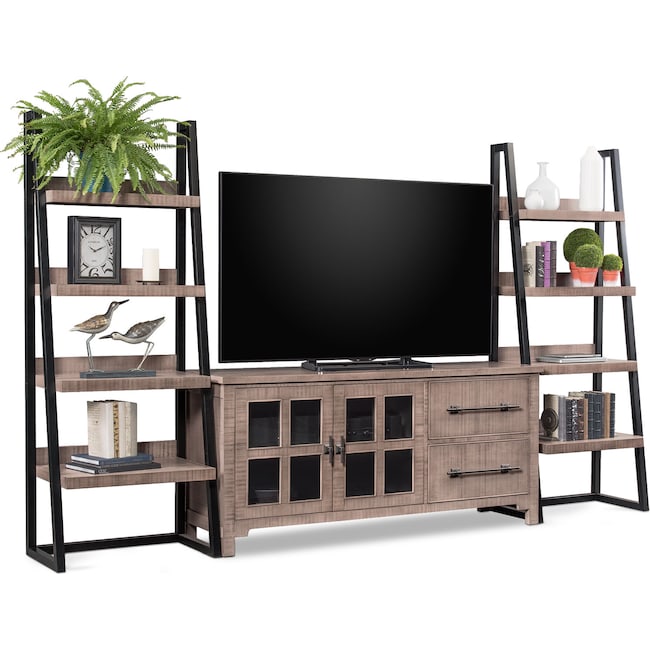 Entertainment Furniture - Tiburon 3-Piece Entertainment Center