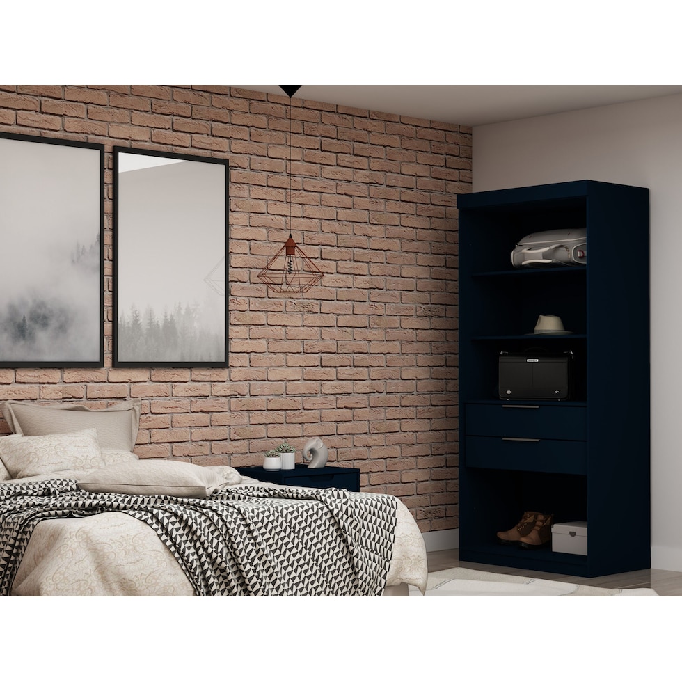  cornell blue wardrobe   