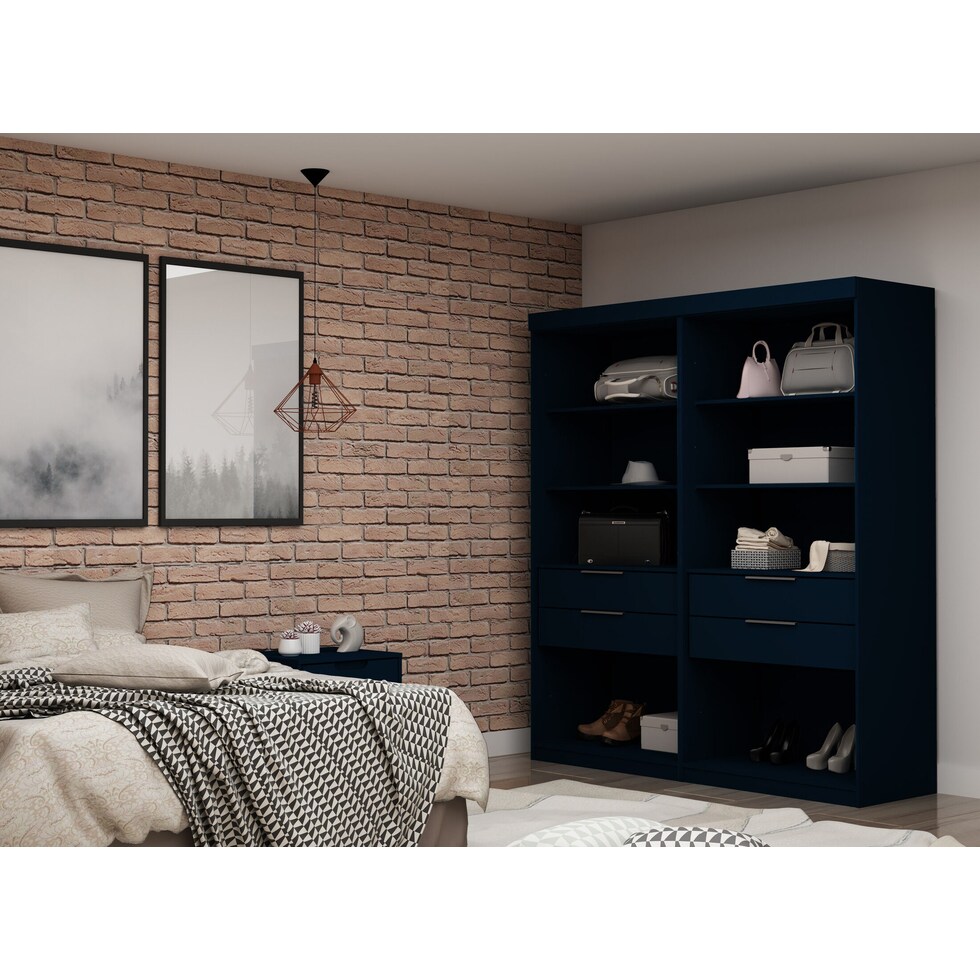  cornell blue wardrobe   