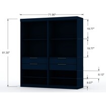  cornell blue wardrobe   