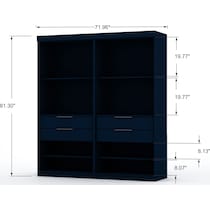  cornell blue wardrobe   