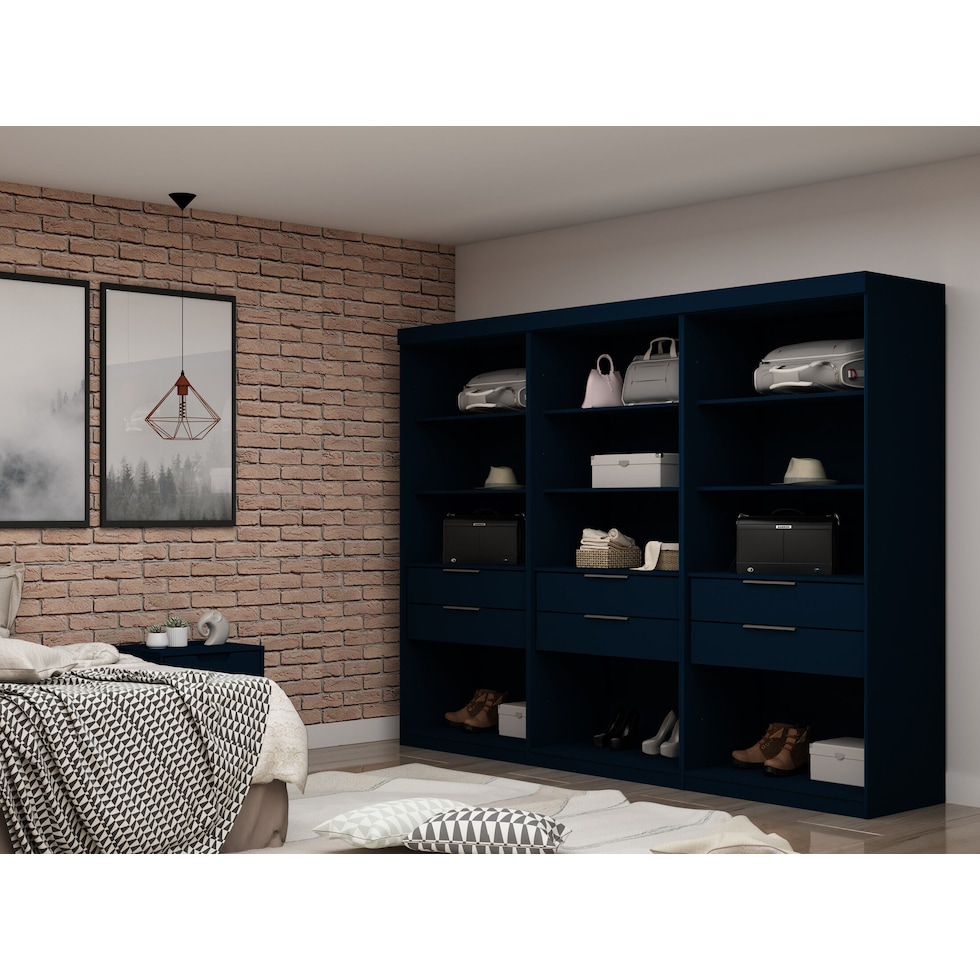  cornell blue wardrobe   