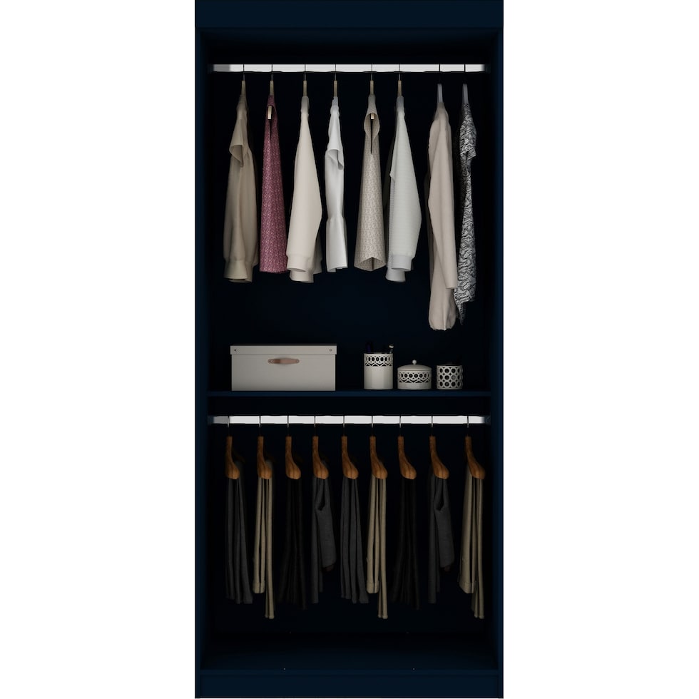  cornell blue wardrobe   