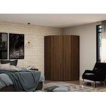  cornell dark brown wardrobe   