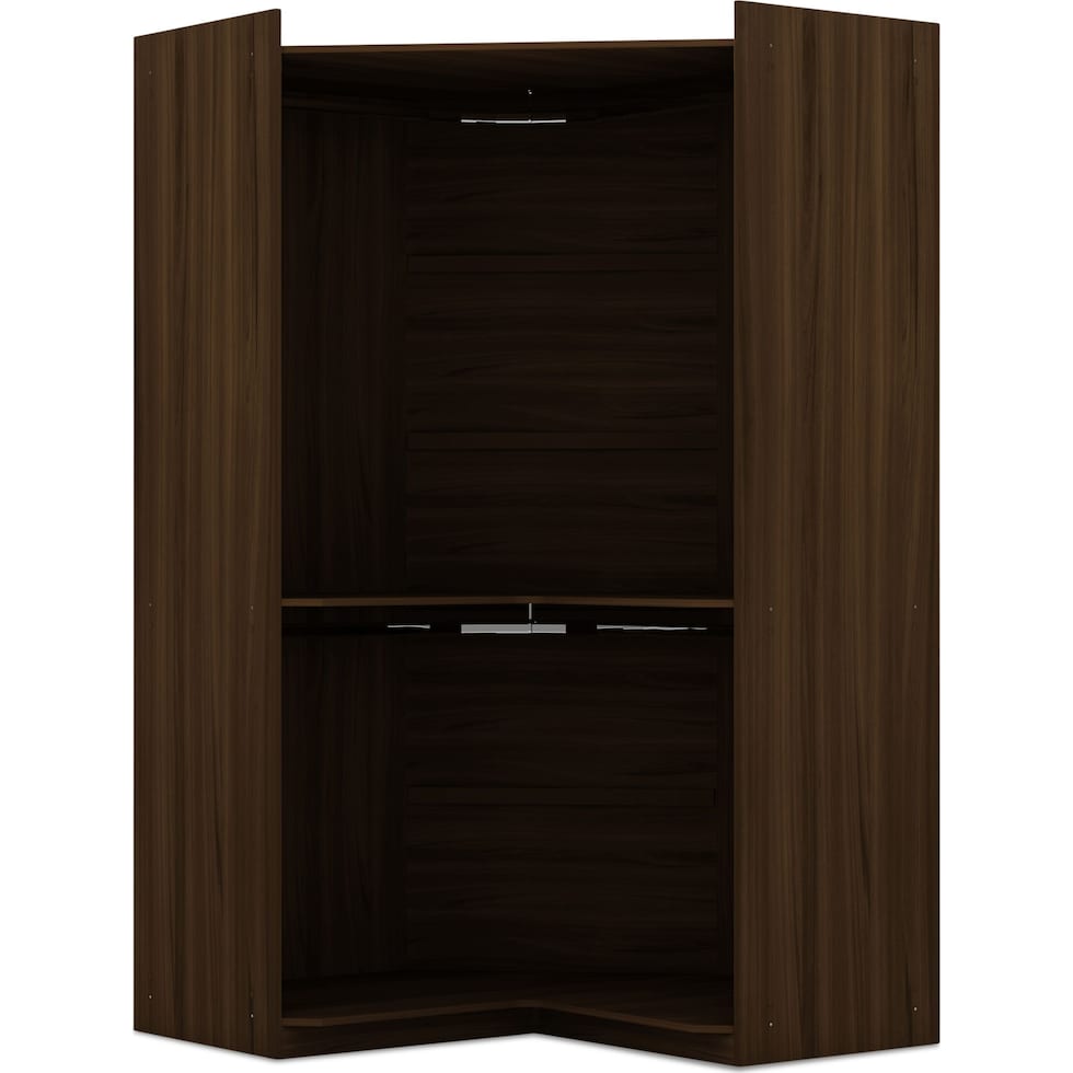  cornell dark brown wardrobe   