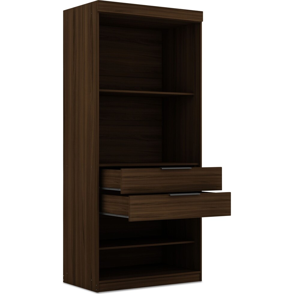  cornell dark brown wardrobe   
