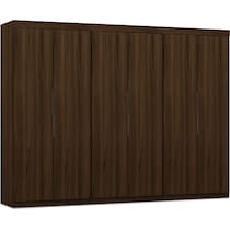  cornell dark brown wardrobe   