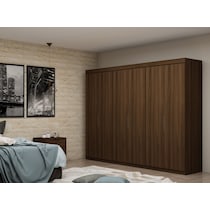  cornell dark brown wardrobe   