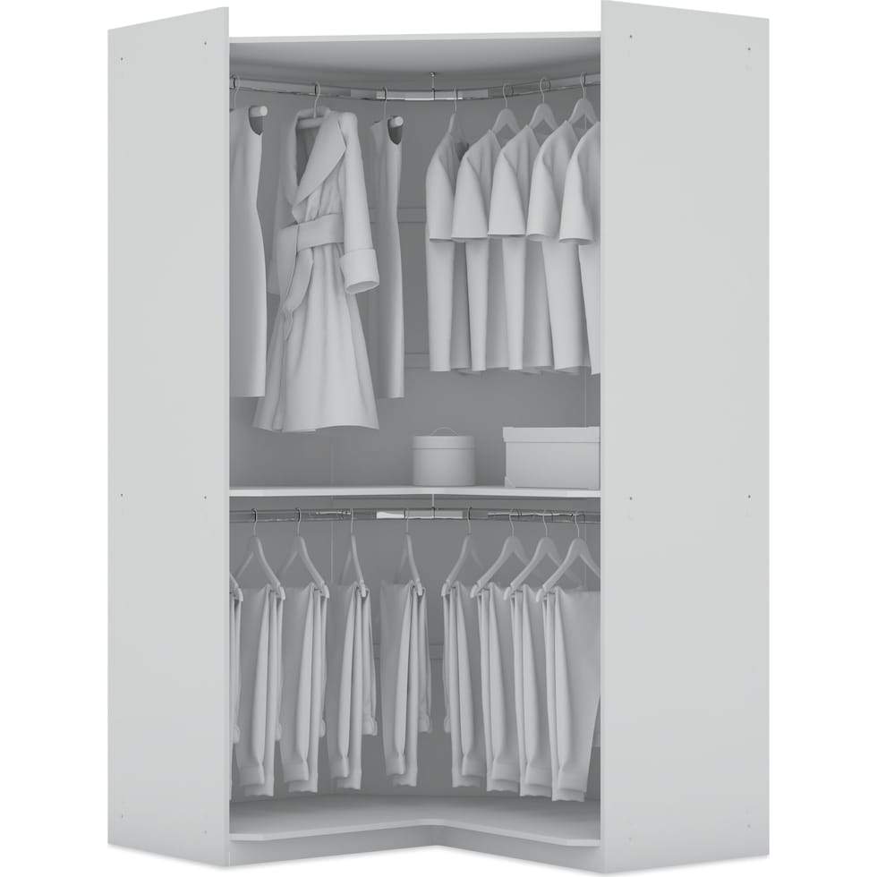  cornell white wardrobe   