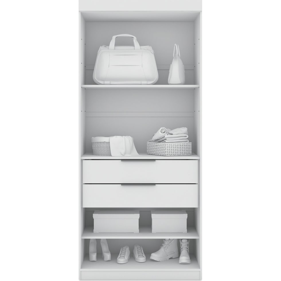  cornell white wardrobe   
