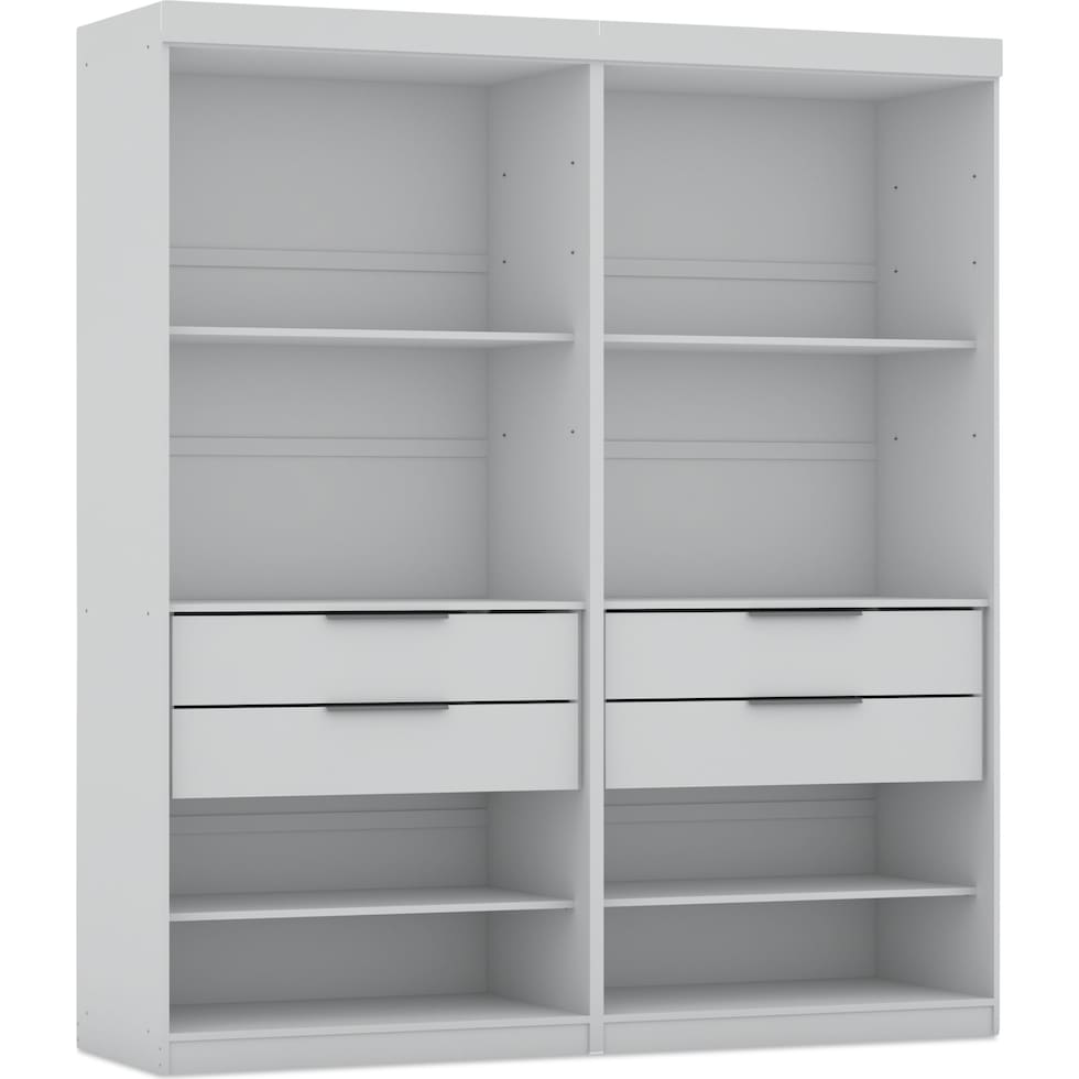  cornell white wardrobe   