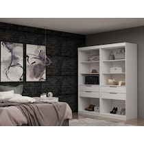  cornell white wardrobe   