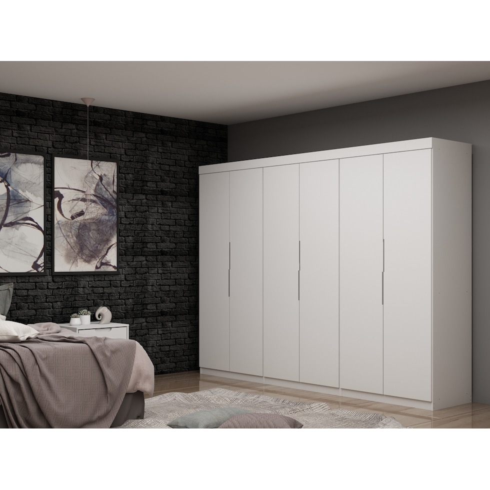  cornell white wardrobe   