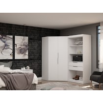  cornell white wardrobe   