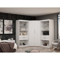  cornell white wardrobe   
