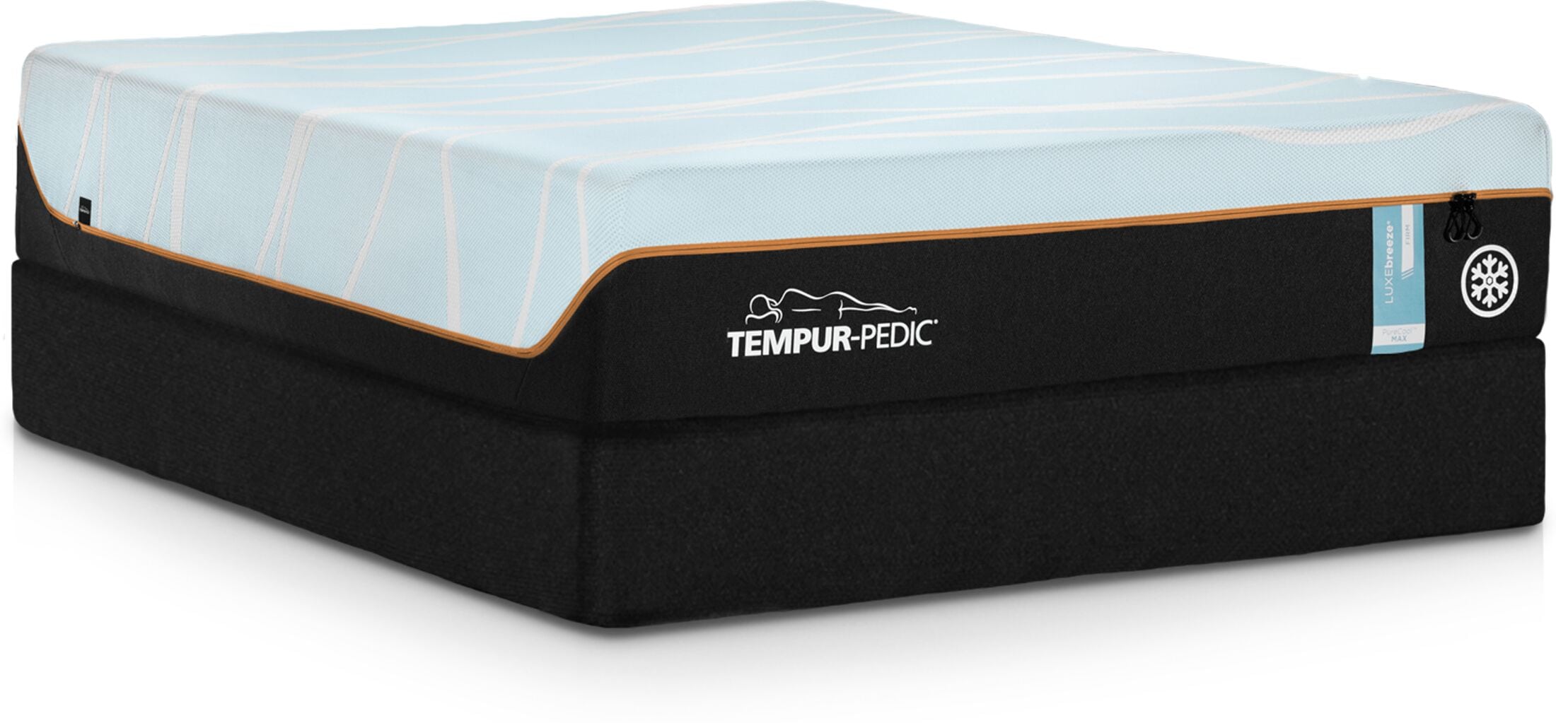 TempurPedic® TEMPURLUXEbreeze® Firm Split Cal King and LowProfile