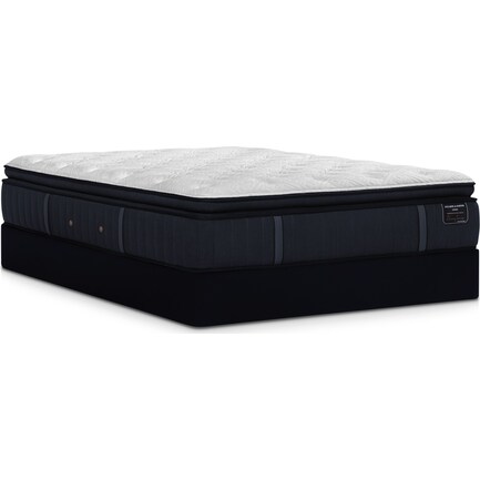 Stearns & Foster® Rockwell Firm Split California King Mattress and Low-Profile Foundation