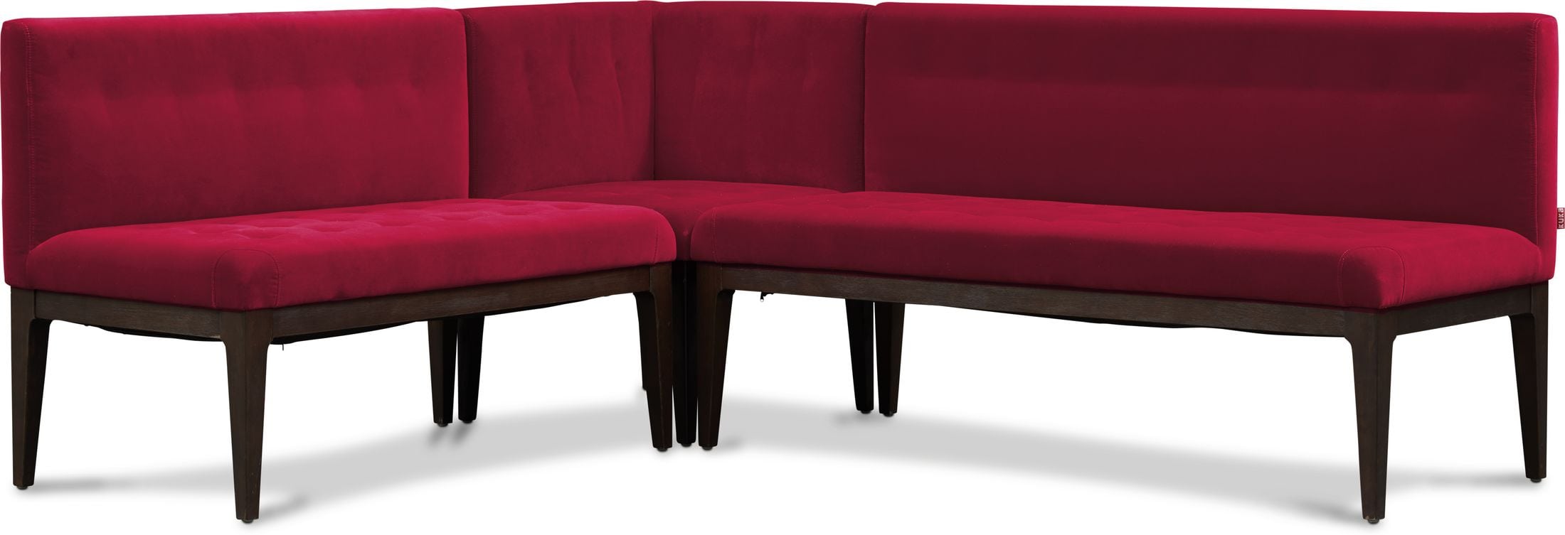 Artemis Corner Banquette Burgundy American Signature Furniture