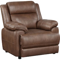 aaron dark brown accent chair   