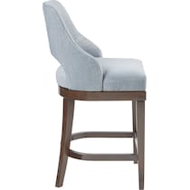 abbey blue counter height stool   