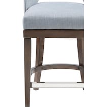 abbey blue counter height stool   