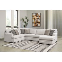 abbeyline white sectional   