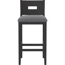 abdullah brown bar stool   