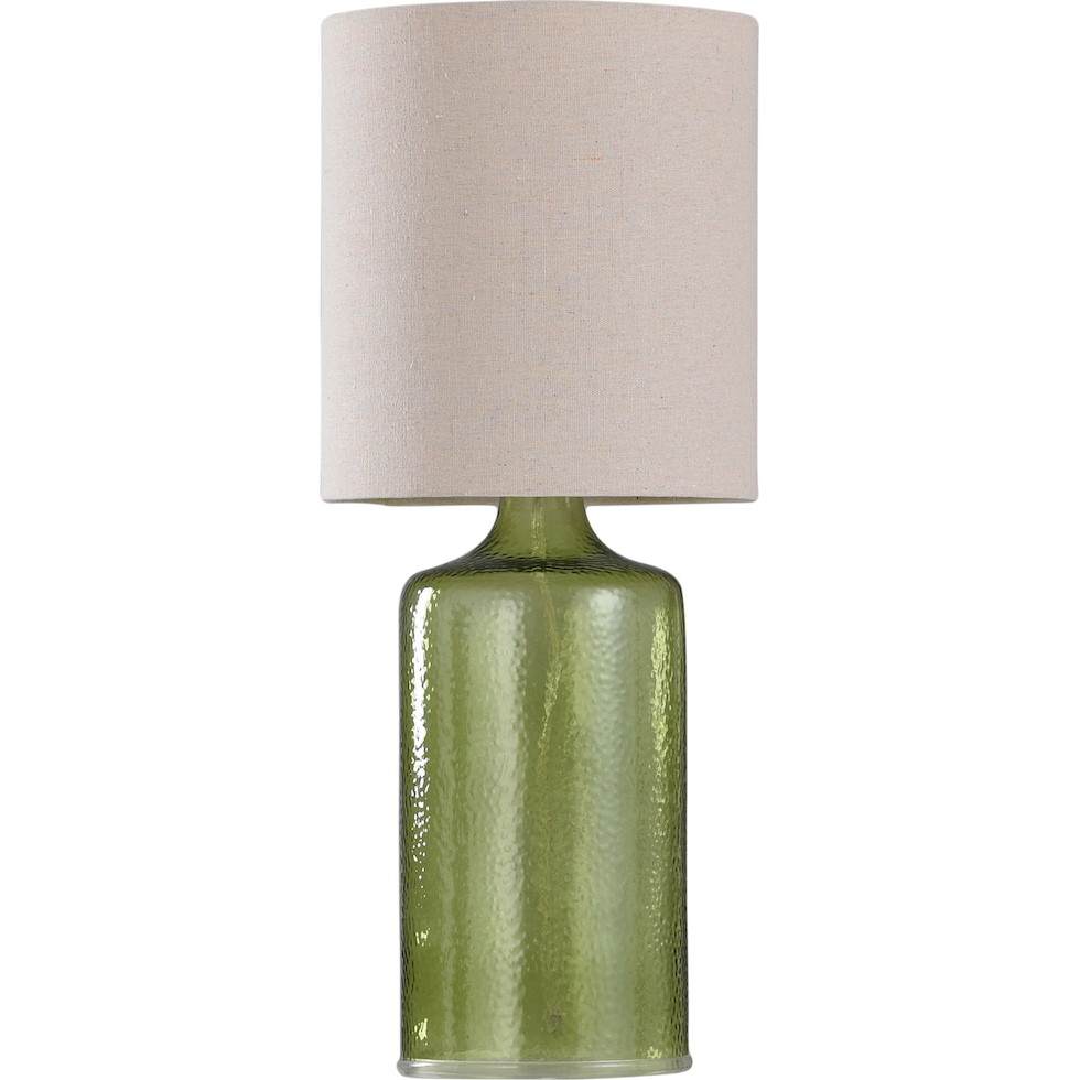 abha green table lamp   