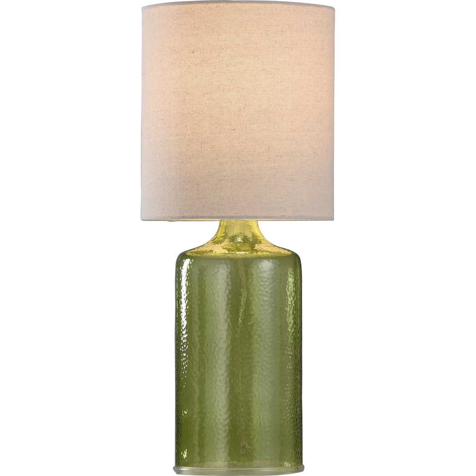 abha green table lamp   