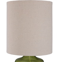 abha green table lamp   