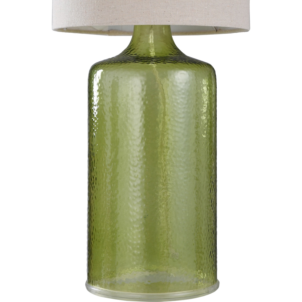 abha green table lamp   