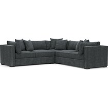 abington blue  pc sectional   