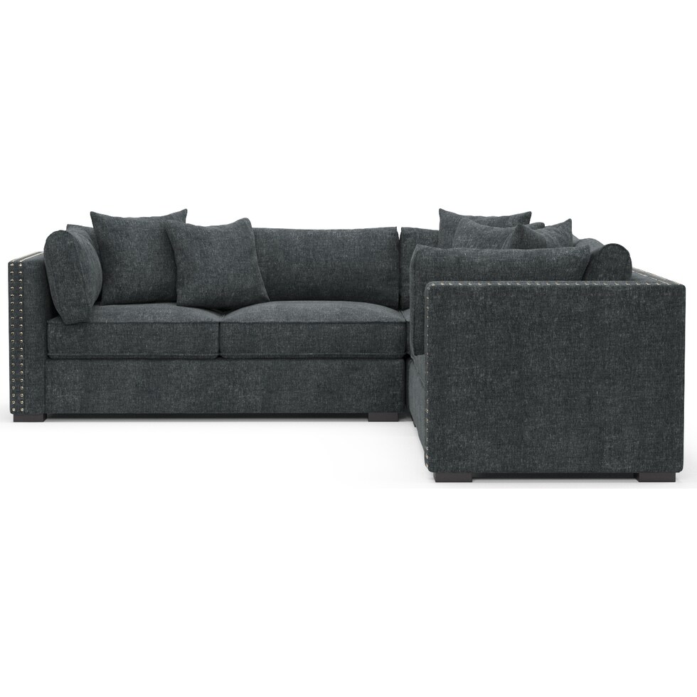 abington blue  pc sectional   