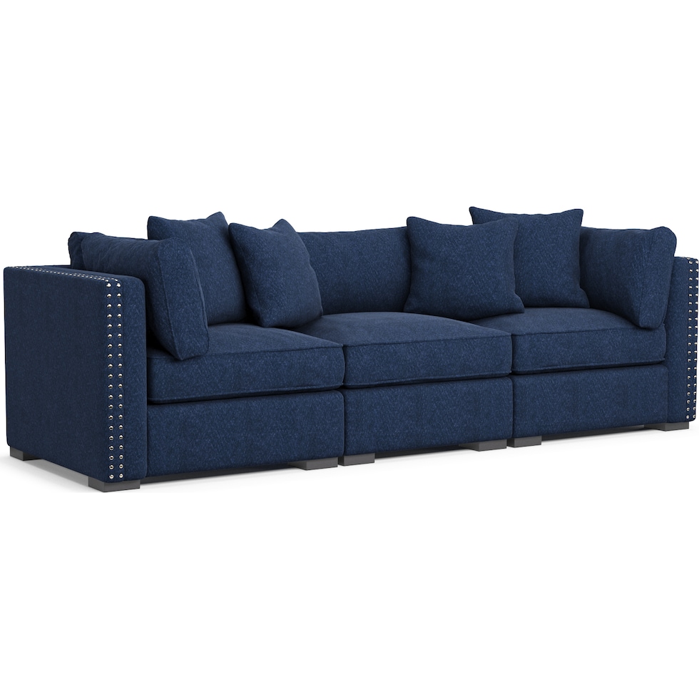 abington blue sofa   