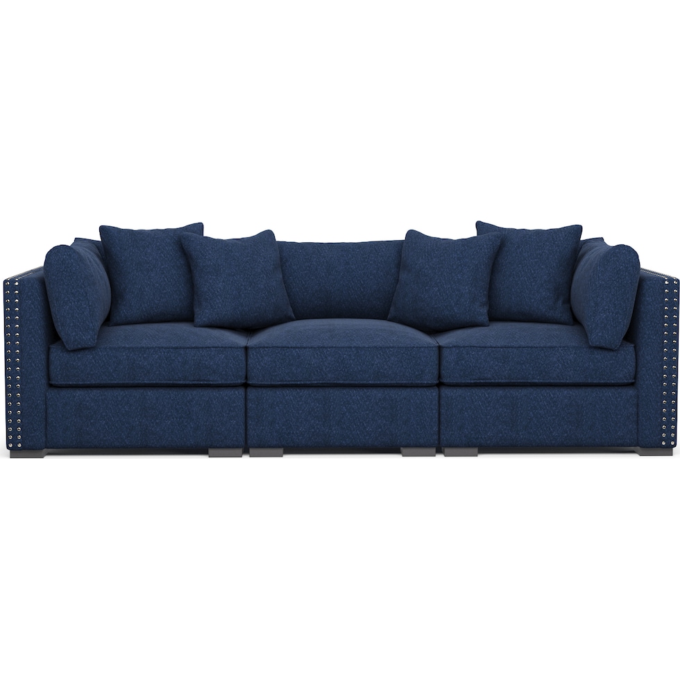 abington blue sofa   