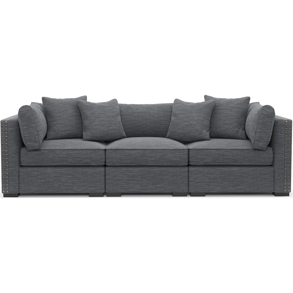abington blue sofa   