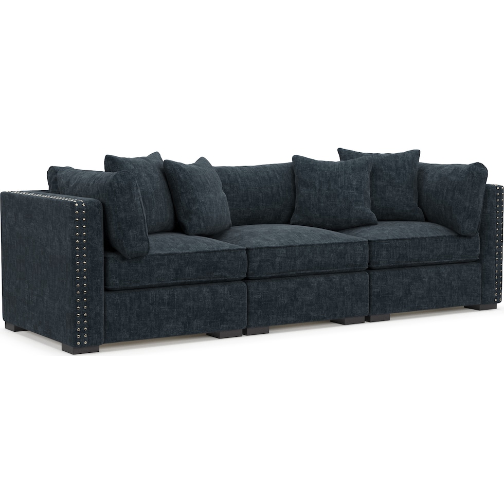 abington blue sofa   
