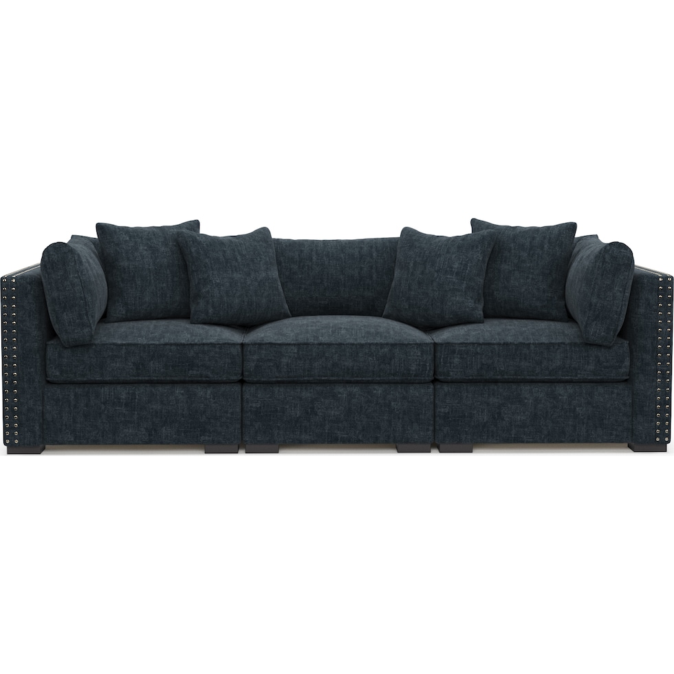 abington blue sofa   