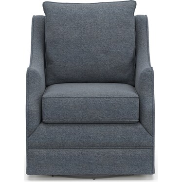 Mara Swivel Accent Chair - Bridger Navy