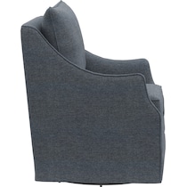 abington blue swivel chair   