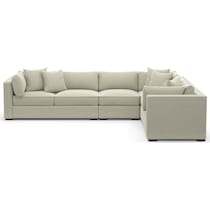 abington gray  pc sectional   